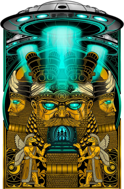 Annunaki Gold ECS Sticker
